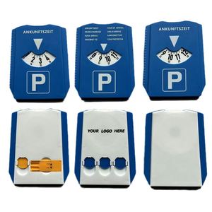 Temporizador de estacionamiento personalizado con diseño de banda de rodadura de neumático, raspador de hielo y soporte para monedas - Regalo promocional para automóviles - Product Image 1