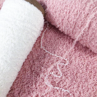 Factory Manufacture Selling Comfortable Hilados De Poliester 100% Polyester Fancy Napped Yarn for Knitting Sweater Scarf