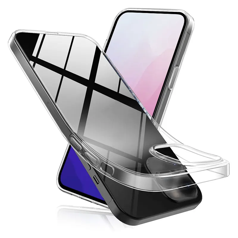Прозрачный чехол для iPhone 14 Plus 12 11 13 Pro max, мягкий прозрачный чехол из ТПУ для телефона, прозрачный чехол для iPhone 6 7 8 XR XS SE, чехлы