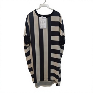 Abito Oversize <span class=keywords><strong>Luciola</strong></span>, Elegante e Casual, Vestito a Righe Midi per Donne, Manica Corta, da Ufficio a Weekend - Product Image 3