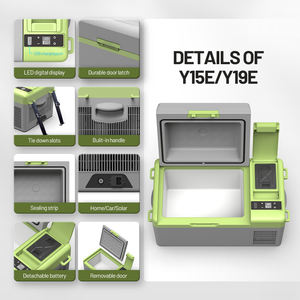 Nevera Portátil <span class=keywords><strong>Alpicool</strong></span> Y15e de 15l con Puerta Extraíble, Batería Solar, Mini Refrigerador de Compresor para Exteriores, 12 Voltios, para Auto y Camioneta - Product Image 3