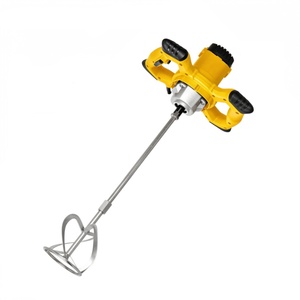 Malaxeur électrique portatif industriel pour peinture, ciment et mortier, avec moteur à balais, design volant, 220V, outils électriques, Chine - Product Image 1