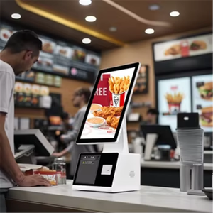 Hệ thống màn hình cảm ứng POS 15.6 'tất cả trong một cửa sổ máy quét mã vạch tương thích Android cho các trạm xăng Touris - Product Image 4