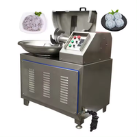 Machine commerciale de mélangeur de coupe de saucisse hachoir à viande et légumes broyeur coupeur de bol électrique