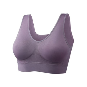 Sujetador Deportivo de Verano para Mujer, Ecológico, de Mezcla de Algodón Orgánico, Sin Varillas, de Secado Rápido, Transpirable, Tejido Sin Costuras, Ético - Product Image 1