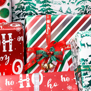 Factory Gift <b>Wrapping</b> <b>Paper</b> Metallic <b>Paper</b> 43*300 cm Christmas <b>Wrapping</b> <b>Paper</b> Packaging - Product Image 5