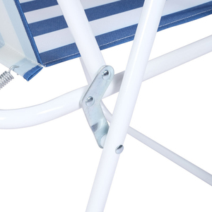 Moderne Opvouwbare Campingstoel Oxford Stof Carbon Stalen Frame-Draagbaar Lichtgewicht Milieuvriendelijk Buitenmeubilair Picknickpark - Product Image 2