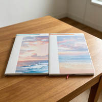Carnet de voyage vierge pour sublimation, Journal de luxe vintage B5, Carnet de notes exécutif simple pour étudiants et bureau, Vente en gros