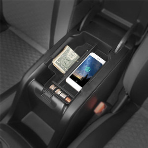 Frente coche apoyabrazos <span class=keywords><strong>de</strong></span> centro consola ABS <span class=keywords><strong>de</strong></span> almacenamiento organizador Chevrolet para Chevy 2019 - Product Image 4