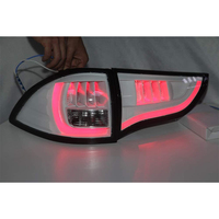 Feux arrière LED pour Mitsubishi Pajero Sport Montero Sport Nativa Pajero Dakar Challenger, couleur blanche, 2010 à 2013