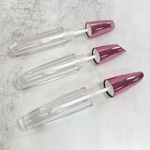 Wholesale Cute <b>Clear</b> PETG Lip <b>Gloss</b> Tubes 6ml Screw Cap Cosmetic Packaging Empty Lip Glaze Makeup Containers - Product Image 6