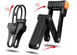 OEM Heavy Duty Anti Theft Ebike Lock Foldable Bike Lock