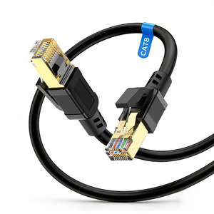 D-sunty Cat8 SFTP Ethernet <b>Cable</b> 26AWG <b>Outdoor</b>&Indoor, Heavy Duty High Speed 2000Mhz with Gold Plated RJ45 Connector - Product Image 4