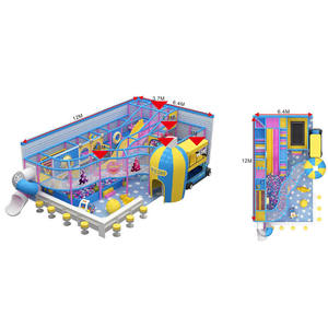 Aire de jeu souple de luxe pour les tout-petits, équipement de terrain de jeu intérieur commercial pour enfants les mieux notés - Product Image 2