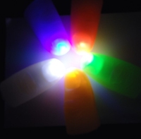 Lampes à doigts magiques - Jouets en plastique souple en forme de dessin animé pour cadeaux de salon professionnel, éclairage décoratif pour la maison