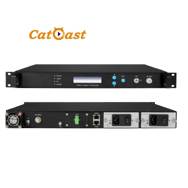 CATV Optical Modulator 10 DB 1550nm Directional Modulation Transmitter Fiber Transmitter