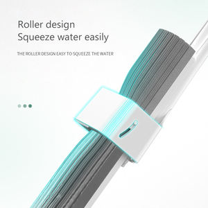 Self Wringing Sponge Mops für die Fliesen boden reinigung <span class=keywords><strong>in</strong></span> Bad und Küche Holzboden mopp mit Schwamm und Edelstahl griff - Product Image 4