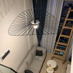 Plafonnier suspendu au design nordique, disponible en <span class=keywords><strong>noir</strong></span> et en forme de <span class=keywords><strong>chapeau</strong></span>, design moderne, éclairage d'intérieur, luminaire décoratif de plafond - Product Image 5