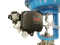 Vanne de régulation de vapeur pneumatique à 2 voies de type globe avec actionneur électrique pour système industriel de conduite d'eau réfrigérée – Débit