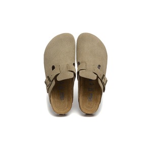 Sabots Boston style Birkenstock pour femmes, <span class=keywords><strong>mules</strong></span> en daim, sandales orthopédiques en liège à semelle souple, prix d'usine, logo personnalisé - Product Image 6