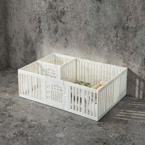 Cage à lapin moderne en acrylique, best-seller, clôture pour animaux de compagnie, protection solide, transfrontalier, avec acier plastique, design populaire - Product Image 6