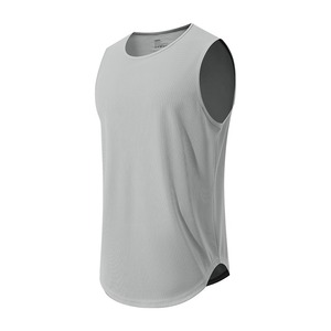Débardeur de sport décontracté pour homme en polyester respirant à séchage rapide, col rond, sans manches, pour la course à pied, la remise en forme, la randonnée, l'alpinisme - Product Image 6