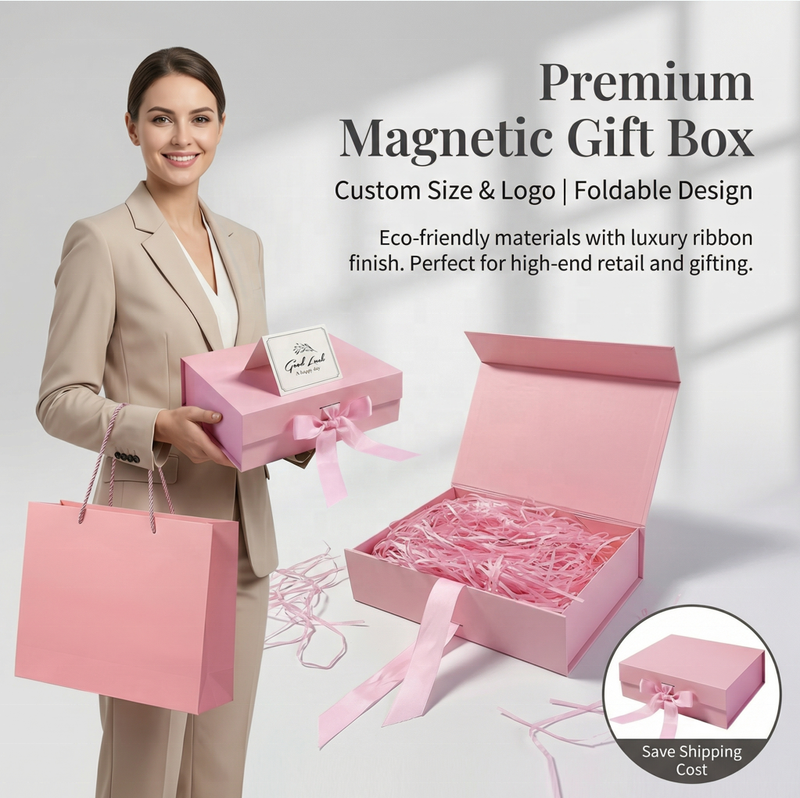 Custom Logo Luxury Fashion Magnetic Gift
