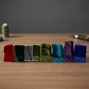 Tissu en velours, polyspandex, tricot solide, 250gsm, 160cm, offre spéciale - Product Image 2
