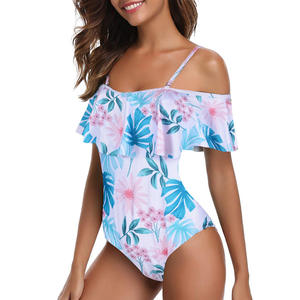 ชุดว่ายน้ำแบบเก่า ชุดว่ายน้ำ กวางโจว-outpace Xxxc ชุดว่ายน้ำสไตล์เกาหลี ชุดว่ายน้ำวันพีซพิมพ์ลายสำหรับผู้หญิง ชุดว่ายน้ำเซ็กซี่แบบมีสายรัด ชุดชายหาด บิกินี่ - Product Image 6