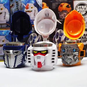 Tazas de Té y Café de Metal con Diseño de Dibujos Animados HY 301-400ml, Regalo de <span class=keywords><strong>Mazinger</strong></span> <span class=keywords><strong>Z</strong></span>, Taza de Anime de Acero Inoxidable 304 - Product Image 2