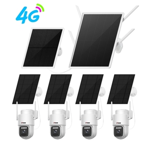 Bốn ống kính không dây Home video giám sát Ptz IP Camera 360 độ tự động theo dõi CCTV ngoài trời 4 gam Camera An Ninh - Product Image 4