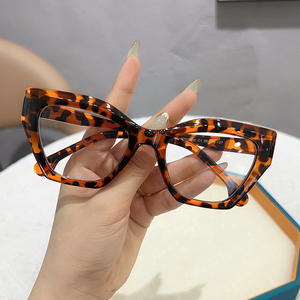 Оправа для очков для женщин может соответствовать степени уличной съемки Хань Чао, глазу, простая черная оправа, плоские 97158 - Product Image 5