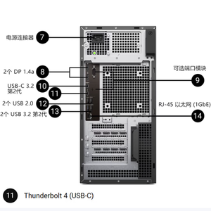 เวิร์กสเตชัน Pro T2 Tower คอมพิวเตอร์เดสก์ท็อปสำหรับงานพัฒนา AI ระดับองค์กร ซีพียู Core Ultra สำหรับงาน CAD และวิศวกรรม  คอมพิวเตอร์เวิร์กสเตชัน AI Core Ultra - Product Image 5