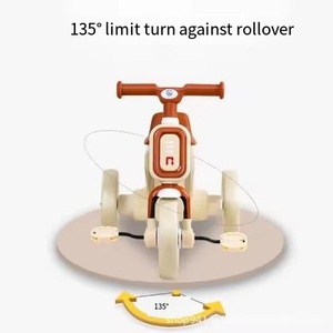 Triciclo per Bambini da 2-5 Anni, Bicicletta in Plastica con Musica <span class=keywords><strong>e</strong></span> Luci - Product Image 3