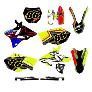 Großhandel <span class=keywords><strong>TZ131</strong></span> Ersatzteile Motorrad-Aufkleber Design Laserfolie Reflektierende Aufkleber Motorradhelme für YAMAHA YZ125 250 - Product Image 6