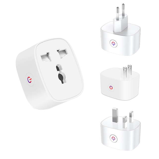 Tuya Smart Plug with EU Standard 16A Rated 1 Outlet WiFi Remote Control Zigbee Smart Home General Power Metering