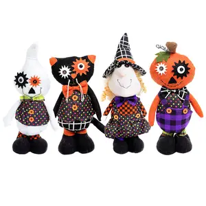 Boneka buatan tangan labu Dekorasi Festival Halloween Anak murah mainan mewah penyihir pesta Halloween