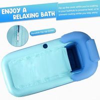 Baignoire pliable durable en PVC haute densité, baignoire pliable pour adultes, spa pliable, baignoire gonflable portable