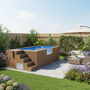 <b>large</b> <b>swimming</b> <b>pool</b> for sale inground shipping container outdoor above ground <b>pool</b> fiberglass container <b>swimming</b> <b>pool</b> - Product Image 3