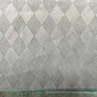 Jersey Diamond Jacquard Velvet Tissu 100% Polyester pour Filles Lisse Confortable Tricoté Technique pour Vêtements Sacs Auvents