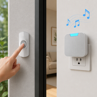 Fabricants OEM ODM de sonnettes intelligentes avec lumière LED clignotante de nuit et émetteur fonctionnant sur piles CR2032