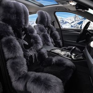 Good New Designer Car Accessories Interior Luxury Car <span class=keywords><strong>Seat</strong></span> Covers Set para una amplia gama de modelos Cojines de coche de lana pura - Product Image 3