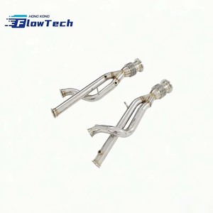 Downpipes à flux libre FlowTech T304 polis miroir à longueur égale pour Lamborghini Aventador SVJ LP770-4 6.5L V12 - Product Image 3