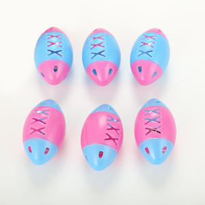 Kedi oyun kedi topu kapalı için çan ile fabrika sıcak satış 7cm Rugby topu - Product Image 6