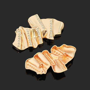 Botones de Costura Personalizados de Fábrica, Botones Irregulares para Ropa, Conchas Marinas, Estrellas de Mar, Forma Especial, Botones de Metal con Perla - Product Image 3