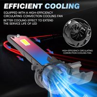 LANSEKO Super Bright E4X H7 H4 H11 9005 9006 Phares Led Avec Puces GC 7535 Cuivre PCB Ventilateur Design Phares pour Voiture Led