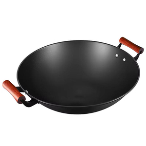 Cocina de gas <span class=keywords><strong>Wok</strong></span> de dos orejas de hierro fundido de 32cm adecuada para restaurante chino - Product Image 2
