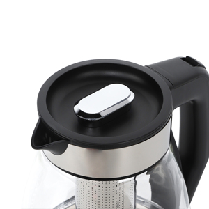 1.5L Cordless Glass <b>Kettle</b> Tea Filter <b>Temperature</b> <b>Control</b> Automatic Shut-off Blue Indicator Light-Hotel Household Use 360 - Product Image 3