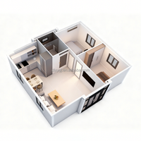 Maison extensible à double aile élégante de 20 pieds |   Maison préfabriquée moderne en conteneur pour maison d'hôtes de luxe