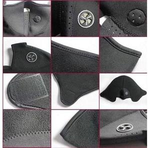 Masque de ski d'hiver à oreilles coupe-vent chaud pour motocyclette Demi-masque de visage - Product Image 3